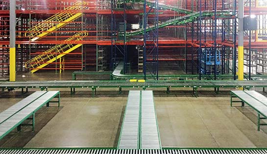 integrated systems, warehousing, racking, conveyor