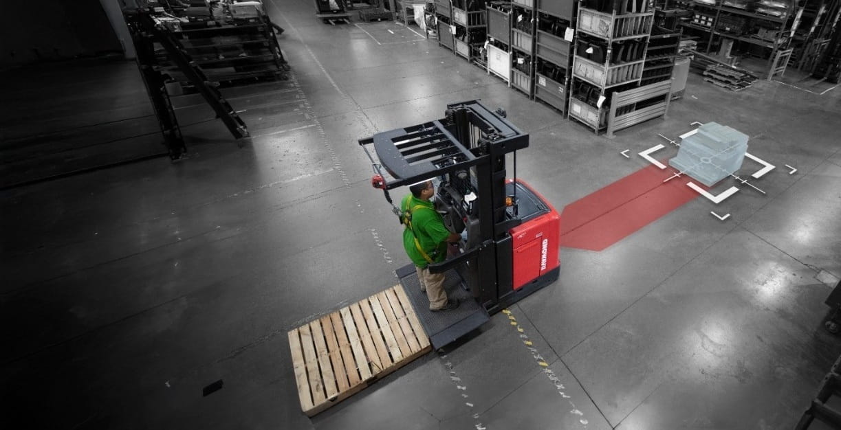 Warehouse with Forklift